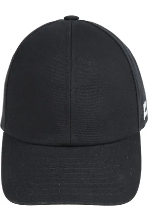 Courrèges Accessoires, Dames, Zwart, M, Katoen, Katoenen pet met verstelbare gespband