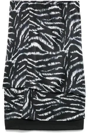 The Attico Rokken, Dames, Zwart, S, Elegante Midi Rok voor Vrouwen