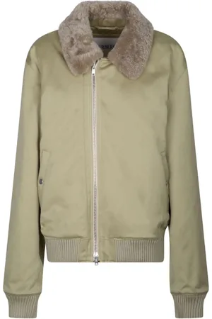 Burberry Jassen, Dames, Groen, M, Hunter Cotton Bomber Jacket