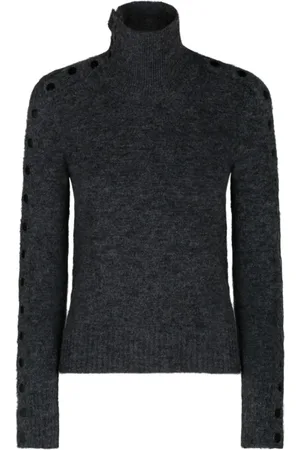Isabel Marant Truien, Dames, Zwart, S, Antraciet Coltrui Trui