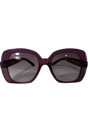 Bottega Veneta Pre-owned, Dames, Paars, ONE Size, Pre-owned Acetate sunglasses