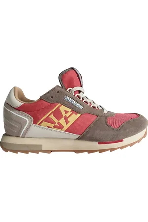 Napapijri Schoenen, Heren, Bruin, 44 EU, Leer, Bruine leren veterschoenen