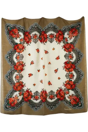 Dior Pre-owned, Dames, Veelkleurig, ONE Size, Wol, Pre-owned Wool scarves