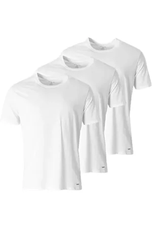Michael Kors Tops, Heren, Wit, L, 3-delige witte heren ondershirt set