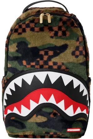 Sprayground Tassen, Heren, Veelkleurig, ONE Size, Leer, Bont Rugzak Teddy Multicolore