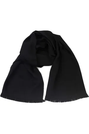 Philipp Plein Accessoires, Heren, Zwart, ONE Size, Logo Stola Unisex Zwart Herfst/Winter 2023