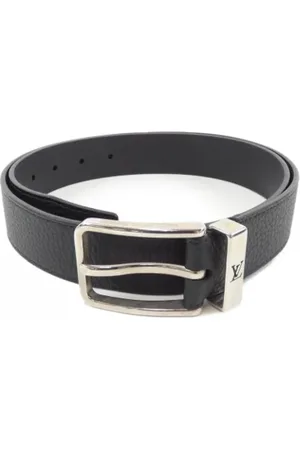 LOUIS VUITTON Pre-owned, Heren, Zwart, ONE Size, Leer, Pre-owned Leather belts