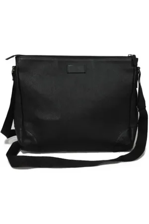 Gucci Pre-owned, unisex, Zwart, ONE Size, Leer, Tweedehands leren schoudertassen