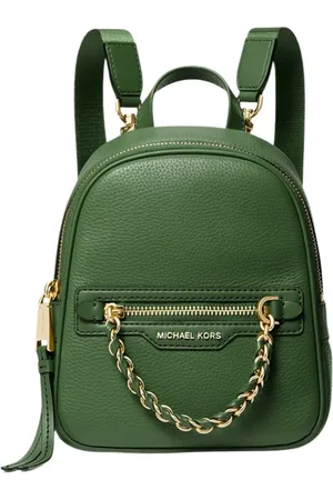Michael Kors Tassen, Dames, Groen, ONE Size, Canvas Messenger Rugzak in Amazon