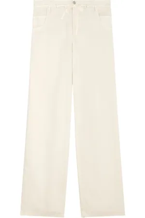 Isabel Marant Broeken, Dames, , M, Ecru Jordy Broek