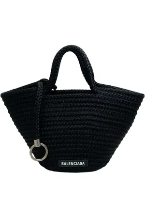 Balenciaga Pre-owned, Dames, Zwart, ONE Size, Tweedehands Canvas handtassen