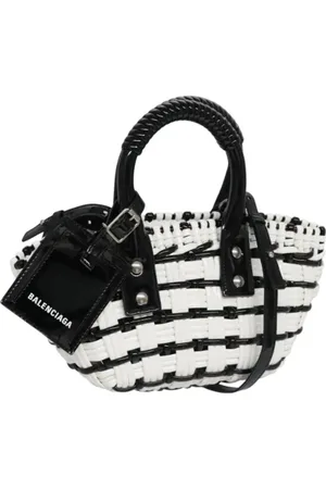 Balenciaga Pre-owned, Dames, Zwart, ONE Size, Tweedehands Canvas handtassen