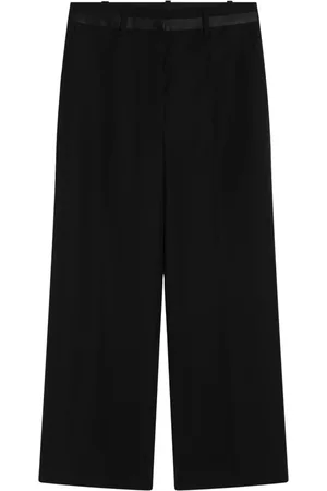 ANINE BING Broeken, Dames, Zwart, L, Wijde broek voor vrouwen