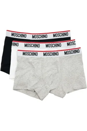Moschino Ondergoed, Heren, Veelkleurig, L, Katoen, Katoen Stretch Boxershort 3-Pack