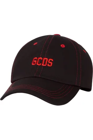 GCDS Accessoires, Heren, Zwart, ONE Size, Katoen, Essentiële Baseballpet