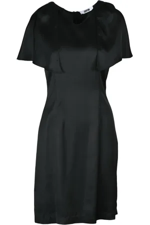 Mauro Grifoni Kleedjes, Dames, Zwart, XS, Satijn, Damesjurk