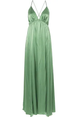 ZIMMERMANN Kleedjes, Dames, Groen, L, Matcha Slip Dress