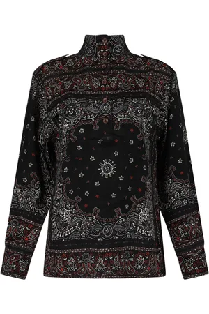 ZIMMERMANN Blouses & Shirts, Dames, Veelkleurig, M, Paisley Print Utility Blouse