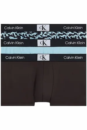 Calvin Klein Ondergoed, Heren, Veelkleurig, XL, Katoen, Boxers 3 Pack