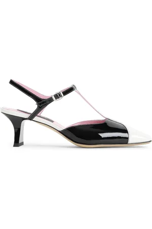 Carel Schoenen, Dames, Zwart, 39 EU, Leer, Zwarte lakslippers