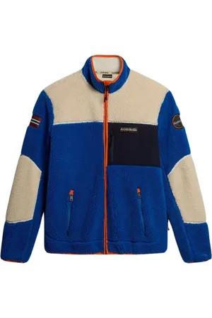 Napapijri Sport, Heren, Blauw, M, Yupik Blauwe Fleecejas
