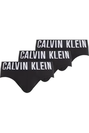 Calvin Klein Ondergoed, Heren, Zwart, L, Katoen, Zwarte Hip Brief Pak