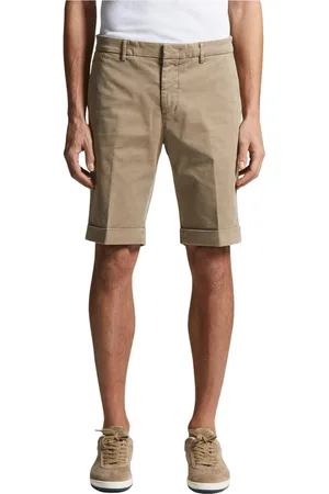 PESERICO SIGN Korte broeken, Heren, , S, Katoen, Stretch katoenen gabardine Bermuda shorts