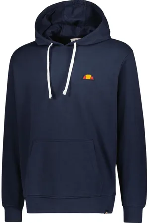 Ellesse Sweatshirts & Hoodies, Heren, Blauw, S, Blauwe hoodie met patchlogo