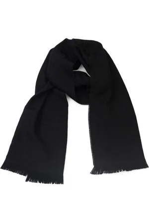 Philipp Plein Accessoires, Heren, Zwart, ONE Size, Luxe Logo Sjaal All Over Zwart