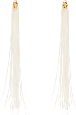 Jil Sander Accessoires, Dames, , ONE Size, Oorbellen met lange kwasten