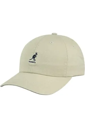 Kangol Accessoires, Dames, , ONE Size, Katoen, Groene Khaki Katoenen Baseballpet Unisex