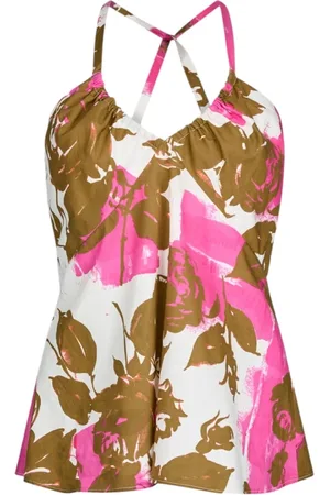 Liu Jo Tops, Dames, Veelkleurig, M, Katoen, Katoenen T-shirt