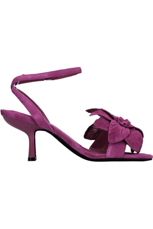 Jeffrey Campbell Schoenen, Dames, Roze, 39 EU, Suède, Sandalen Fuchsia