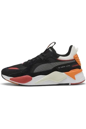 PUMA Schoenen, Heren, Zwart, 47 EU, Zwarte Sneaker RSX Stijl