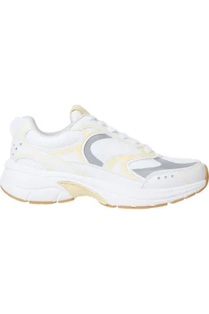 Tommy Hilfiger Schoenen, Dames, Wit, 40 EU, Polyester, Witte Sneaker 