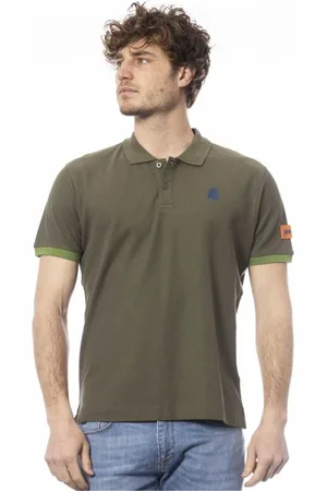 Invicta Tops, Heren, Groen, 2Xl, Katoen, Groen Katoenen Poloshirt met Logo