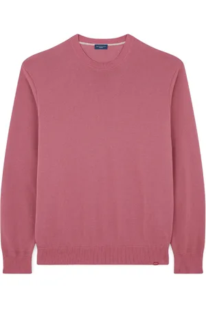 Paul & Shark Truien, Heren, Rood, M, Katoen, Fris Katoenen Crewneck Sweater