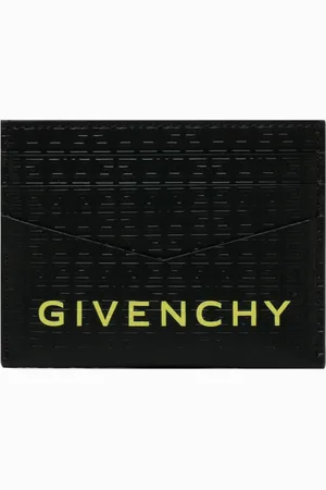 Givenchy Accessoires, Heren, Zwart, ONE Size, Leer, Zwarte 4G Kaarthouder Portemonnee