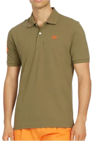 La Martina Tops, Heren, Groen, M, Katoen, Korte Mouw Polo Shirt Groen