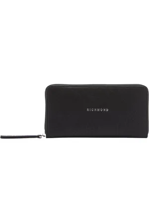 John Richmond Accessoires, Dames, Zwart, ONE Size, Leer, Wallets Cardholders