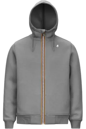 K-Way Sweatshirts & Hoodies, Heren, Grijs, S, Polyester, Lichtgewicht Scuba Jas Outdoor Sport Grijs Heren