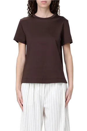 Max Mara Tops, Dames, Bruin, S, Nerina T-shirt voor vrouwen