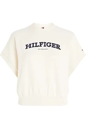 Tommy Hilfiger Tops, Dames, Wit, XS, Stijlvolle Sweaters Collectie