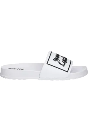 VERSACE Schoenen, Dames, Wit, 37 EU, Shell Shelly Sandalen