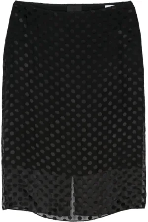 Givenchy Rokken, Dames, Zwart, M, Zwarte Rokken voor Vrouwen