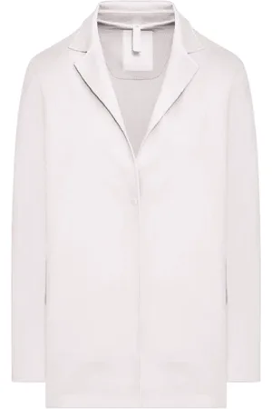 Duno Jassen, Dames, Wit, S, Stretch Laser-Cut Technische Jas