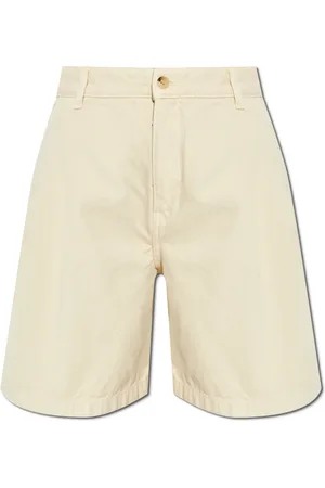 Maison Kitsuné Korte broeken, Dames, , W29, Denim, Hoge taille denim shorts