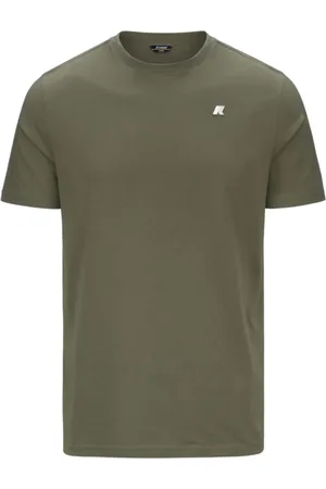 K-Way Tops, Heren, Groen, XL, Groene Jersey T-shirts en Polo