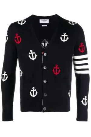 Thom Browne Truien, Heren, Blauw, M, Blauwe Herentrui