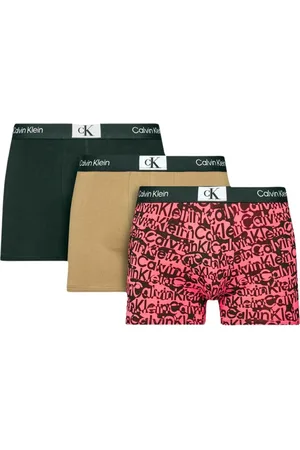Calvin Klein Ondergoed, Heren, Veelkleurig, XL, Katoen, Boxers 3 Pack